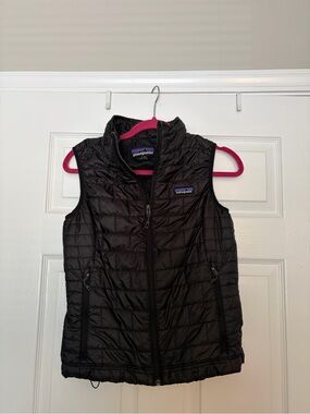 Patagonia Black Quilted Insulated Vest
